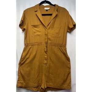 Universal Thread‎ rust colored romper relaxed fit women's size S